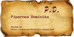 Pipernea Dominika névjegykártya